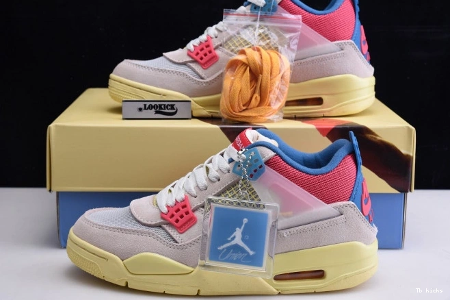 Cheap TBK Jordan 4 Retro Union Ice Air Guava DC9533-800 0818